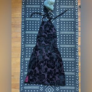 Nasty Gal Floral Devore Mini Dress